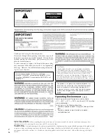 Preview for 2 page of Pioneer VSX-C550 Operating Instructions Manual