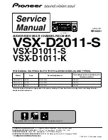 Pioneer VSX-D1011-D Service Manual preview