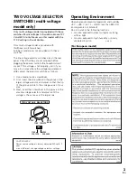 Preview for 3 page of Pioneer VSX-D2011-G Operating Instructions Manual