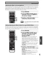 Preview for 49 page of Pioneer VSX-D2011-G Operating Instructions Manual