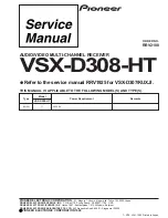 Pioneer VSX-D308 Service Manual preview