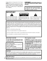 Preview for 2 page of Pioneer VSX-D309 Operating Instructions Manual