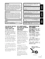 Preview for 3 page of Pioneer VSX-D511 - Audio/Visual Receiver Operating Instructions Manual