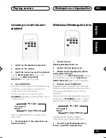 Preview for 43 page of Pioneer VSX-D511-K Operating Instructions Manual