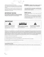 Preview for 2 page of Pioneer VSX-D557 Operating Instructions Manual