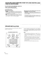 Preview for 6 page of Pioneer VSX-D704S Operating Instructions Manual