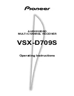 Preview for 1 page of Pioneer VSX-D709S Operating Instructions Manual