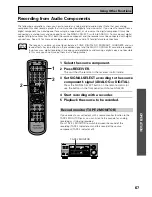 Preview for 67 page of Pioneer VSX-D709S Operating Instructions Manual