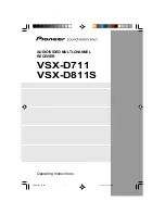 Предварительный просмотр 1 страницы Pioneer VSX-D711 Operating Instructions Manual