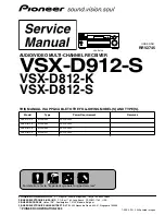 Предварительный просмотр 1 страницы Pioneer VSX-D812-K Service Manual