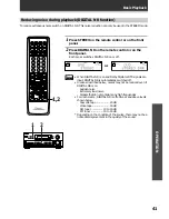 Предварительный просмотр 41 страницы Pioneer VSX-D908S Operating Instructions Manual