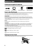 Preview for 6 page of Pioneer VSX-D908TX Operating Instructions Manual