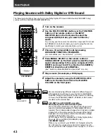 Preview for 42 page of Pioneer VSX-D908TX Operating Instructions Manual