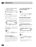 Preview for 38 page of Pioneer VSX-D912 Operating Instructions Manual