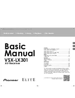 Pioneer VSX-LX301 Basic Manual preview