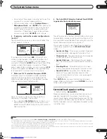 Preview for 39 page of Pioneer VSX-LX50 Operating Instructions Manual