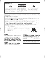 Preview for 2 page of Pioneer VSX-LX52 Operating Instructions Manual