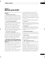 Предварительный просмотр 7 страницы Pioneer VSX01TXH - Elite AV Receiver Operating Instructions Manual