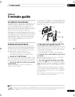 Предварительный просмотр 9 страницы Pioneer VSX01TXH - Elite AV Receiver Operating Instructions Manual