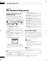 Предварительный просмотр 38 страницы Pioneer VSX01TXH - Elite AV Receiver Operating Instructions Manual