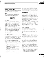 Предварительный просмотр 91 страницы Pioneer VSX01TXH - Elite AV Receiver Operating Instructions Manual