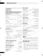 Предварительный просмотр 102 страницы Pioneer VSX01TXH - Elite AV Receiver Operating Instructions Manual