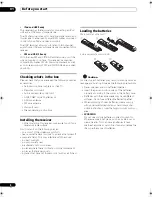 Preview for 8 page of Pioneer VSX03TXH - Elite AV Receiver Operating Instructions Manual