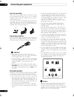 Preview for 22 page of Pioneer VSX03TXH - Elite AV Receiver Operating Instructions Manual