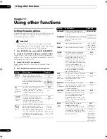 Preview for 74 page of Pioneer VSX03TXH - Elite AV Receiver Operating Instructions Manual