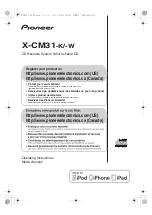 Предварительный просмотр 1 страницы Pioneer X-CM31-K Operating Instructions Manual