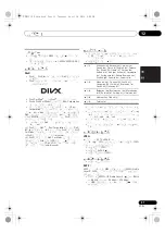 Предварительный просмотр 85 страницы Pioneer X-CM52BT Operating Instruction