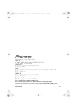 Preview for 39 page of Pioneer X-CM66D Operating Instructions Manual