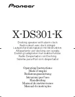 Preview for 1 page of Pioneer X-DS301-K Operating Instructions Manual