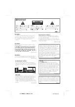 Preview for 2 page of Pioneer X-HM30DAB-k Operating Instructions Manual