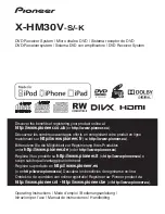 Предварительный просмотр 1 страницы Pioneer X-HM30V-K Operating Instructions Manual