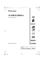 Pioneer X-HM31DAB-k Operating Instructions Manual preview