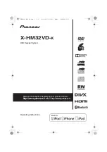 Preview for 1 page of Pioneer X-HM32VD-K Operating Instructions Manual