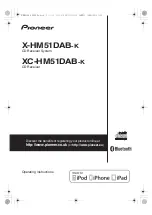 Preview for 1 page of Pioneer X-HM51DAB-K Operating Instructions Manual