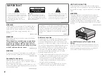 Preview for 2 page of Pioneer X-HM71-K Operating Instructions Manual