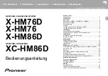 Preview for 190 page of Pioneer X-HM76 Instruction Manual