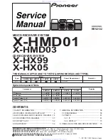 Preview for 1 page of Pioneer X-HMD01 Service Manual