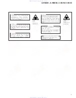 Preview for 3 page of Pioneer X-HMD01 Service Manual