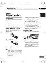 Preview for 5 page of Pioneer X-SMC1 Operating Instructions Manual