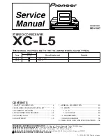 Pioneer XC-L5 Service Manual preview