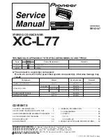 Pioneer XC-L77 Service Manual preview