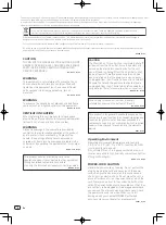 Preview for 2 page of Pioneer XDJ-1000 Operating Instructions Manual