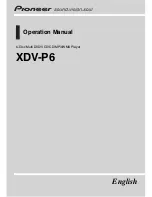 Pioneer XDV-P650 Operation Manual preview