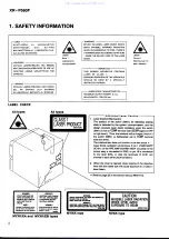 Preview for 2 page of Pioneer XR-P560F Servise Manual