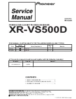 Preview for 47 page of Pioneer XR-VS300D Service Manual