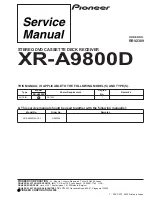 Preview for 162 page of Pioneer XR-VS300D Service Manual